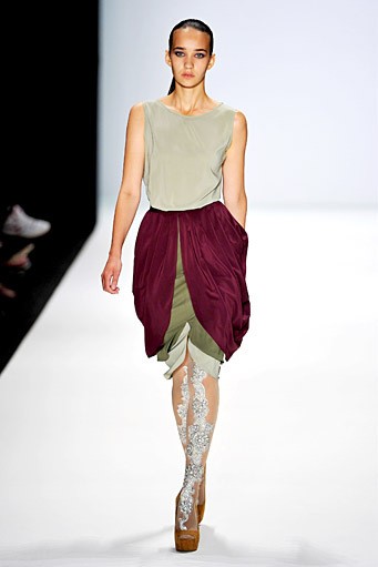 Stephan Pelger, Spring/Summer 2012. New York Fashion Week 2012. [Photo by Gareth Cattermole/Getty Images for IMG]