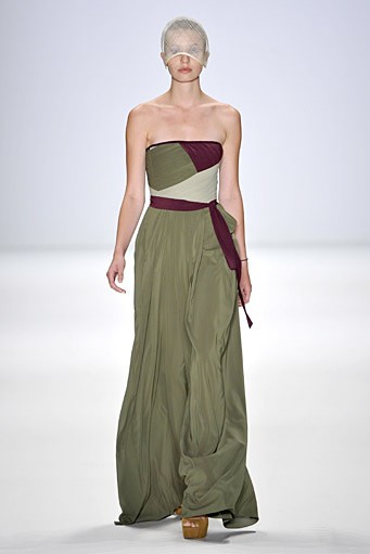 Stephan Pelger, Spring/Summer 2012. New York Fashion Week 2012. [Photo by Gareth Cattermole/Getty Images for IMG]