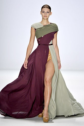 Stephan Pelger, Spring/Summer 2012. New York Fashion Week 2012. [Photo by Gareth Cattermole/Getty Images for IMG]