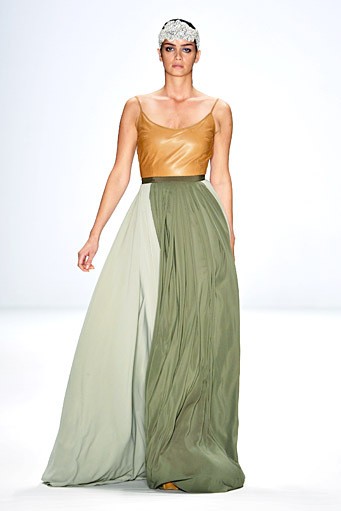 Stephan Pelger, Spring/Summer 2012. New York Fashion Week 2012. [Photo by Gareth Cattermole/Getty Images for IMG]