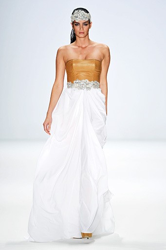 Stephan Pelger, Spring/Summer 2012. New York Fashion Week 2012. [Photo by Gareth Cattermole/Getty Images for IMG]