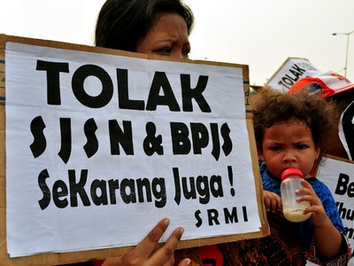 Ratusan Orang Tolak RUU BPJS
