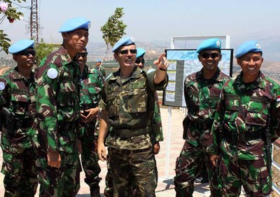 Komandan Sektor Timur Unifil Kunjungi Indobatt