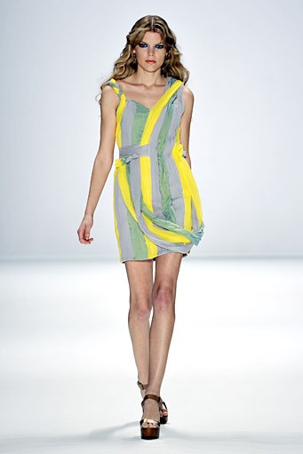 Frida Weyer, Spring/Summer 2012. New York Fashion Week 2012. [Photo by Gareth Cattermole/Getty Images for IMG]