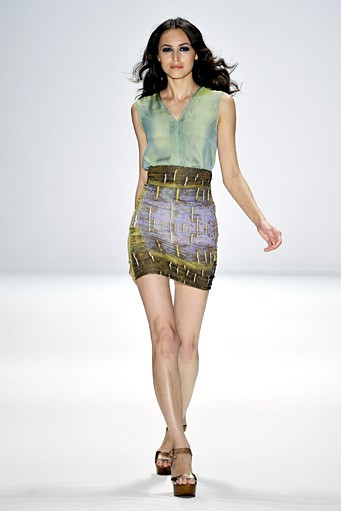 Frida Weyer, Spring/Summer 2012. New York Fashion Week 2012. [Photo by Gareth Cattermole/Getty Images for IMG]