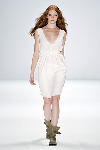 Frida Weyer, Spring/Summer 2012. New York Fashion Week 2012. [Photo by Gareth Cattermole/Getty Images for IMG]