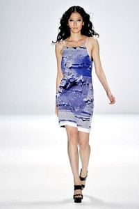 Frida Weyer, Spring/Summer 2012. New York Fashion Week 2012. [Photo by Gareth Cattermole/Getty Images for IMG]