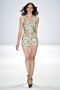 Frida Weyer, Spring/Summer 2012. New York Fashion Week 2012. [Photo by Gareth Cattermole/Getty Images for IMG]