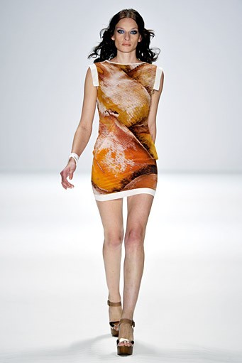 Frida Weyer, Spring/Summer 2012. New York Fashion Week 2012. [Photo by Gareth Cattermole/Getty Images for IMG]