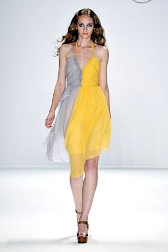 Frida Weyer, Spring/Summer 2012. New York Fashion Week 2012. [Photo by Gareth Cattermole/Getty Images for IMG]