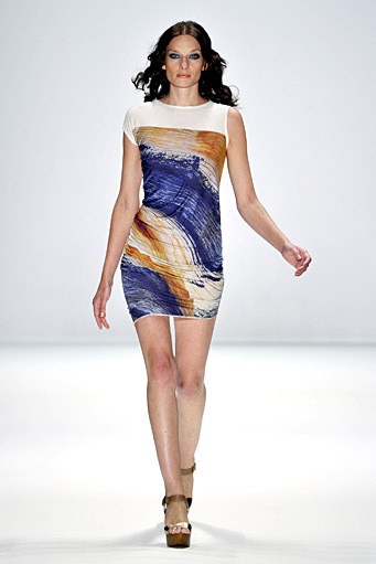 Frida Weyer, Spring/Summer 2012. New York Fashion Week 2012. [Photo by Gareth Cattermole/Getty Images for IMG]