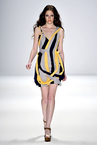 Frida Weyer, Spring/Summer 2012. New York Fashion Week 2012. [Photo by Gareth Cattermole/Getty Images for IMG]