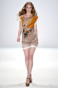 Frida Weyer, Spring/Summer 2012. New York Fashion Week 2012. [Photo by Gareth Cattermole/Getty Images for IMG]