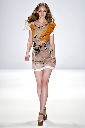 Frida Weyer, Spring/Summer 2012. New York Fashion Week 2012. [Photo by Gareth Cattermole/Getty Images for IMG]