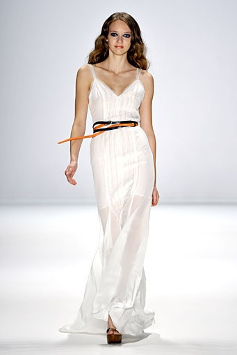 Frida Weyer, Spring/Summer 2012. New York Fashion Week 2012. [Photo by Gareth Cattermole/Getty Images for IMG]