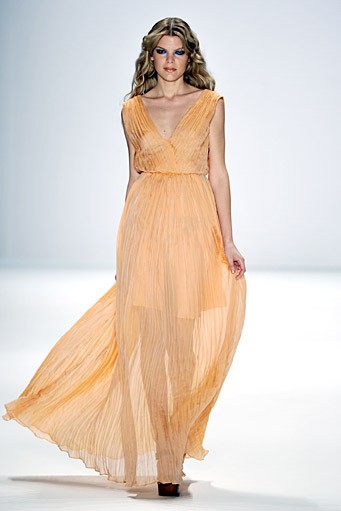 Frida Weyer, Spring/Summer 2012. New York Fashion Week 2012. [Photo by Gareth Cattermole/Getty Images for IMG]