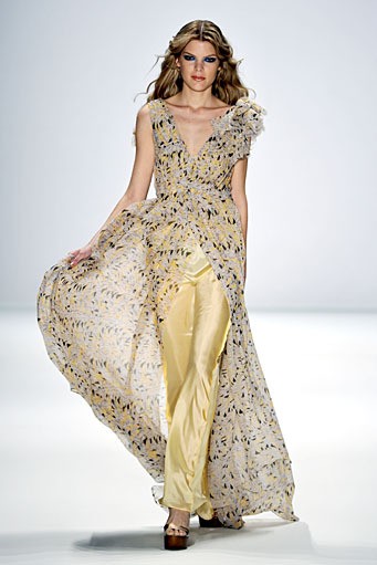 Frida Weyer, Spring/Summer 2012. New York Fashion Week 2012. [Photo by Gareth Cattermole/Getty Images for IMG]