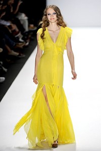 Frida Weyer, Spring/Summer 2012. New York Fashion Week 2012. [Photo by Gareth Cattermole/Getty Images for IMG]