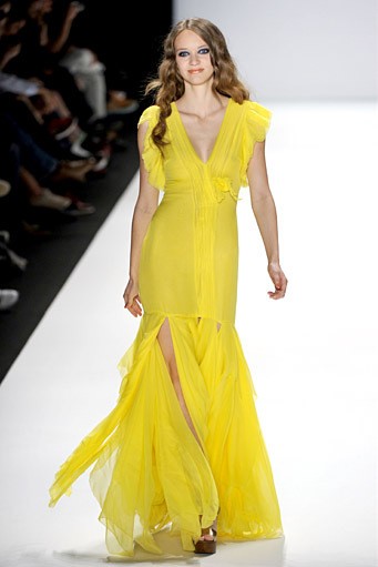 Frida Weyer, Spring/Summer 2012. New York Fashion Week 2012. [Photo by Gareth Cattermole/Getty Images for IMG]