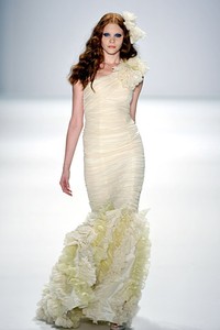 Frida Weyer, Spring/Summer 2012. New York Fashion Week 2012. [Photo by Gareth Cattermole/Getty Images for IMG]