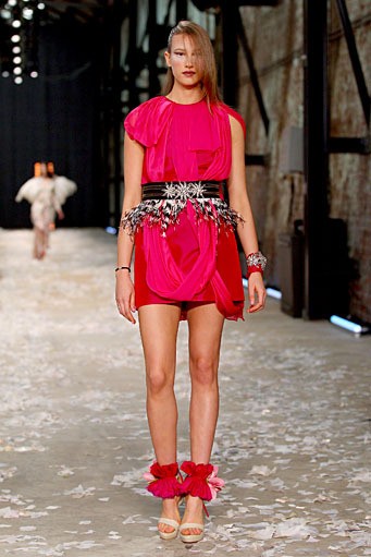 Toni Maticevski, Spring/Summer 2012. Spring/Summer 2012. [Photo by Cameron Spencer/Getty Images]