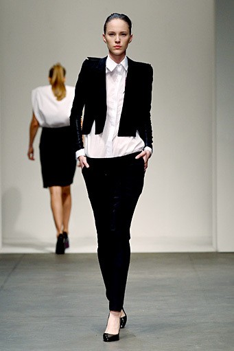 Christopher Esber, Spring/Summer 2012. Berlin Fashion Week 2012. [Photo by Mark Nolan/Getty Images]