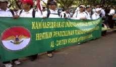 Ribuan Pendukung Panji Gumilang Padati Senayan