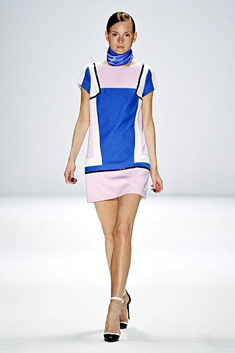 Rena Lange, Spring/Summer 2012. Berlin Fashion Week 2012. [Photo by Gareth Cattermole/Getty Images for IMG]