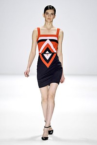 Rena Lange, Spring/Summer 2012. Berlin Fashion Week 2012. [Photo by Gareth Cattermole/Getty Images for IMG]