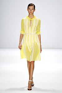 Rena Lange, Spring/Summer 2012. Berlin Fashion Week 2012. [Photo by Gareth Cattermole/Getty Images for IMG]