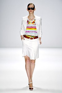 Rena Lange, Spring/Summer 2012. Berlin Fashion Week 2012. [Photo by Gareth Cattermole/Getty Images for IMG]