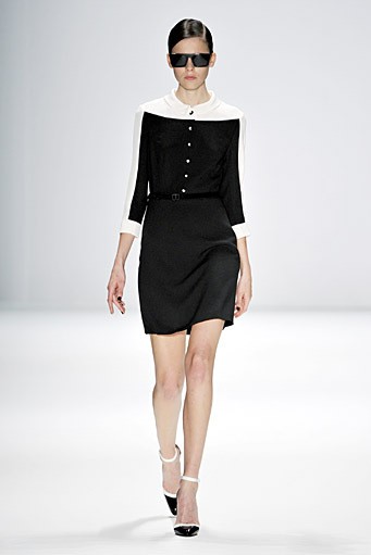 Rena Lange, Spring/Summer 2012. Berlin Fashion Week 2012. [Photo by Gareth Cattermole/Getty Images for IMG]