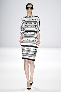 Rena Lange, Spring/Summer 2012. Berlin Fashion Week 2012. [Photo by Gareth Cattermole/Getty Images for IMG]