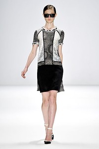 Rena Lange, Spring/Summer 2012. Berlin Fashion Week 2012. [Photo by Gareth Cattermole/Getty Images for IMG]