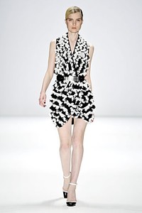 Rena Lange, Spring/Summer 2012. Berlin Fashion Week 2012. [Photo by Gareth Cattermole/Getty Images for IMG]