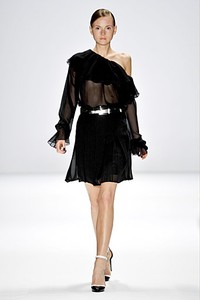 Rena Lange, Spring/Summer 2012. Berlin Fashion Week 2012. [Photo by Gareth Cattermole/Getty Images for IMG]