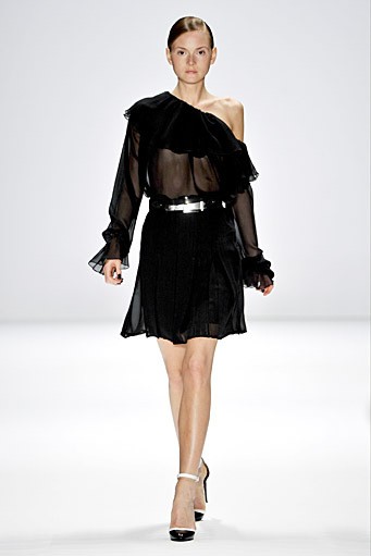 Rena Lange, Spring/Summer 2012. Berlin Fashion Week 2012. [Photo by Gareth Cattermole/Getty Images for IMG]