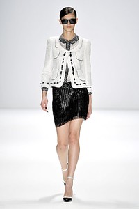 Rena Lange, Spring/Summer 2012. Berlin Fashion Week 2012. [Photo by Gareth Cattermole/Getty Images for IMG]