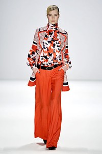 Rena Lange, Spring/Summer 2012. Berlin Fashion Week 2012. [Photo by Gareth Cattermole/Getty Images for IMG]