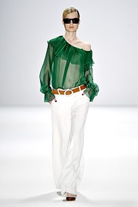 Rena Lange, Spring/Summer 2012. Berlin Fashion Week 2012. [Photo by Gareth Cattermole/Getty Images for IMG]