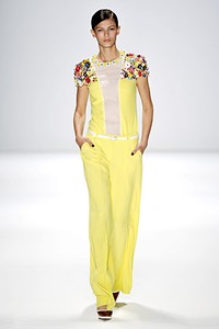 Rena Lange, Spring/Summer 2012. Berlin Fashion Week 2012. [Photo by Gareth Cattermole/Getty Images for IMG]