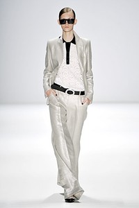 Rena Lange, Spring/Summer 2012. Berlin Fashion Week 2012. [Photo by Gareth Cattermole/Getty Images for IMG]