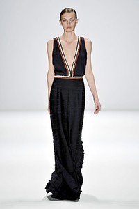 Rena Lange, Spring/Summer 2012. Berlin Fashion Week 2012. [Photo by Gareth Cattermole/Getty Images for IMG]