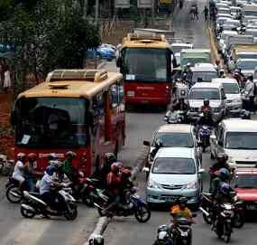 Separator Jalur TransJakarta akan Ditinggikan