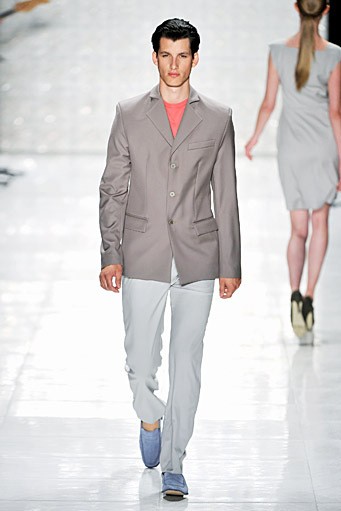 Kilian Kerner, Spring/Summer 2012. Berlin Fashion Week 2012. [Photo by Gareth Cattermole/Getty Images for IMG]