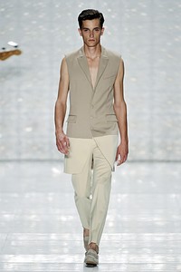 Kilian Kerner, Spring/Summer 2012. Berlin Fashion Week 2012. [Photo by Gareth Cattermole/Getty Images for IMG]