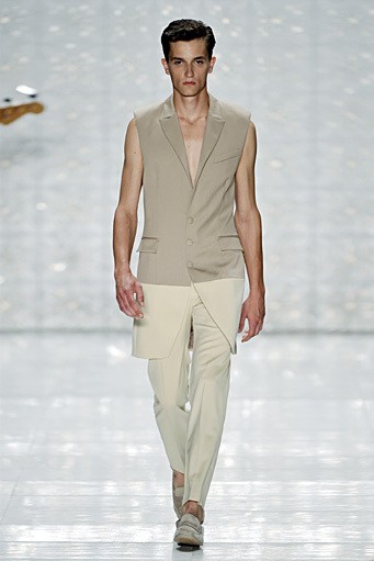 Kilian Kerner, Spring/Summer 2012. Berlin Fashion Week 2012. [Photo by Gareth Cattermole/Getty Images for IMG]