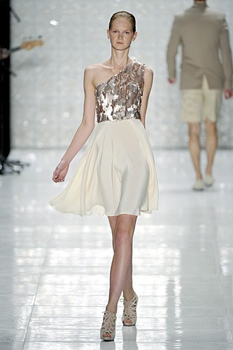 Kilian Kerner, Spring/Summer 2012. Berlin Fashion Week 2012. [Photo by Gareth Cattermole/Getty Images for IMG]