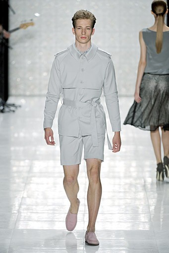 Kilian Kerner, Spring/Summer 2012. Berlin Fashion Week 2012. [Photo by Gareth Cattermole/Getty Images for IMG]