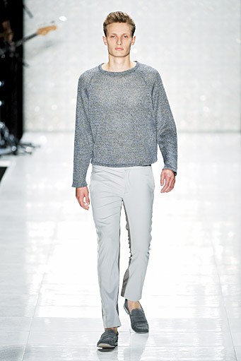 Kilian Kerner, Spring/Summer 2012. Berlin Fashion Week 2012. [Photo by Gareth Cattermole/Getty Images for IMG]